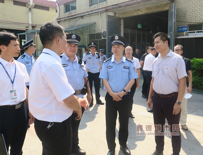 保安全迎大庆,陈志雄督查百日攻坚行动_勒流快播_顺德城市网