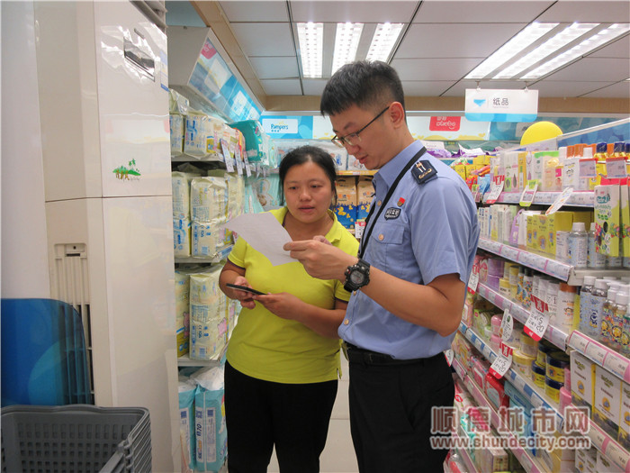 容桂：开展婴幼儿配方乳粉标识规范检查