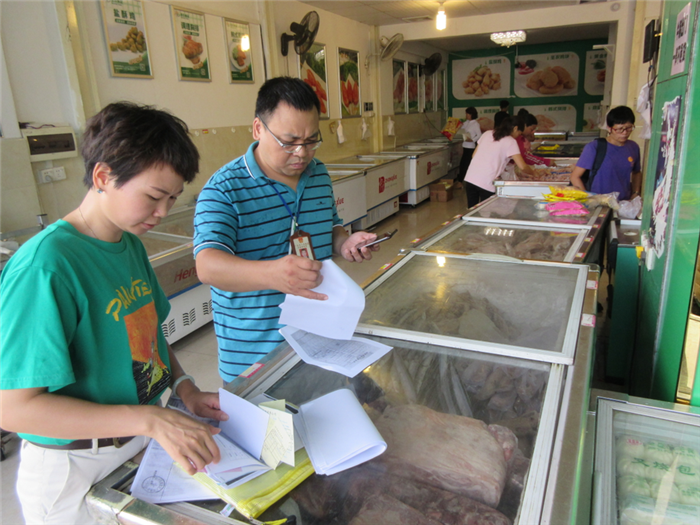 加强监管！容桂开展冻肉店专项检查