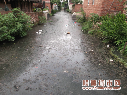 大良新松河涌脏臭交杂，市民愤言埋了它