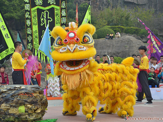 喜庆新年，狮舞吉祥