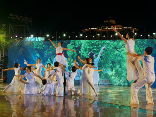 参与医师节庆祝晚会，北滘医院“亮了”