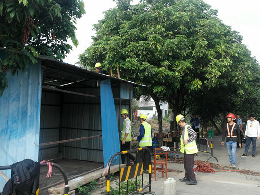 强制拆除！伦教加速桂畔海水系沿岸清障工作