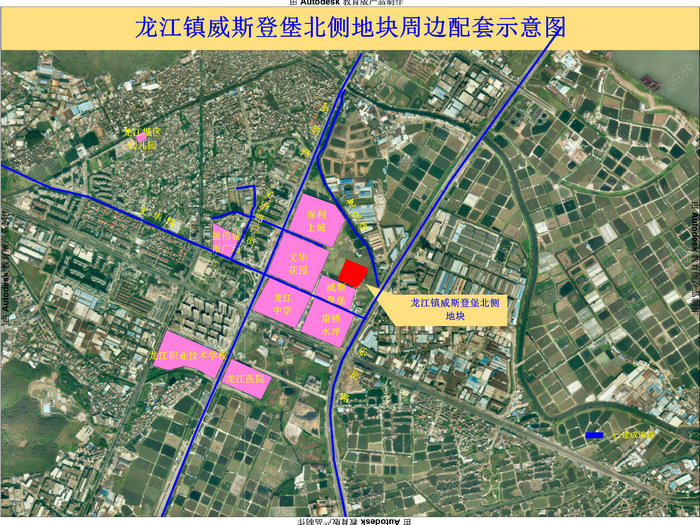 顺德区龙江镇规划图图片
