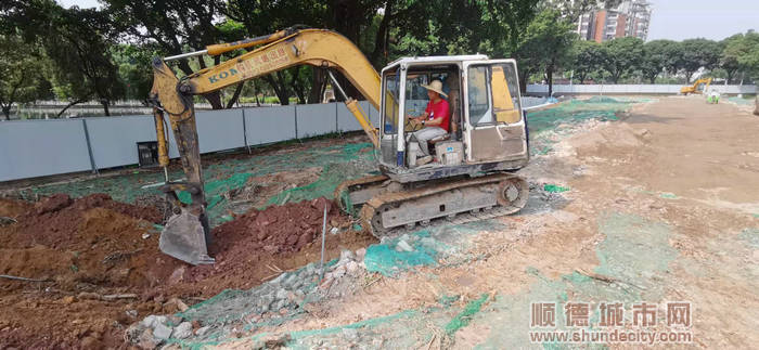 荔景路右转弯匝道工程进行时（伦教城建办供图）.jpg