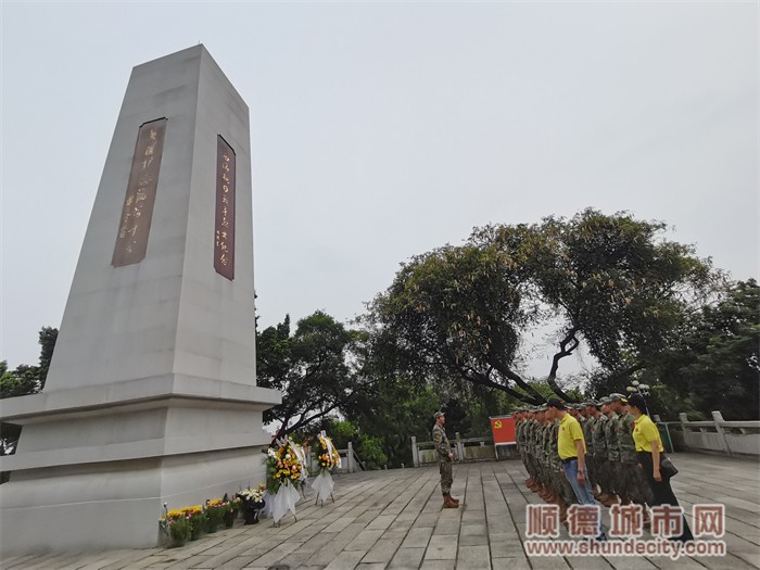 陈村:祭扫烈士陵园,缅怀革命先烈