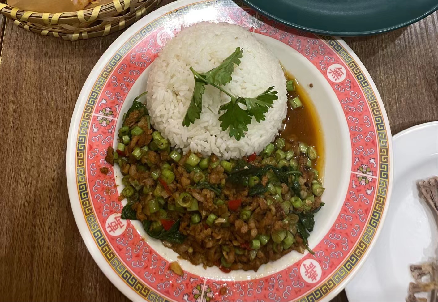 泰式猪肉打抛饭，越吃越加饭！