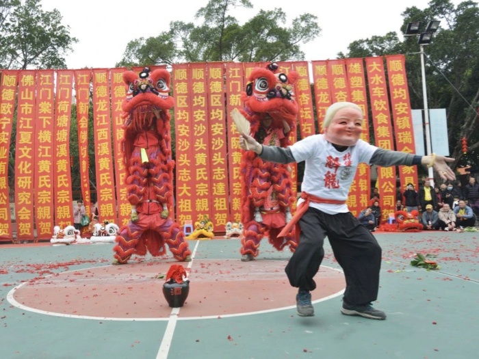 醒狮少年！均安沙头醒狮文化正在“跃起”