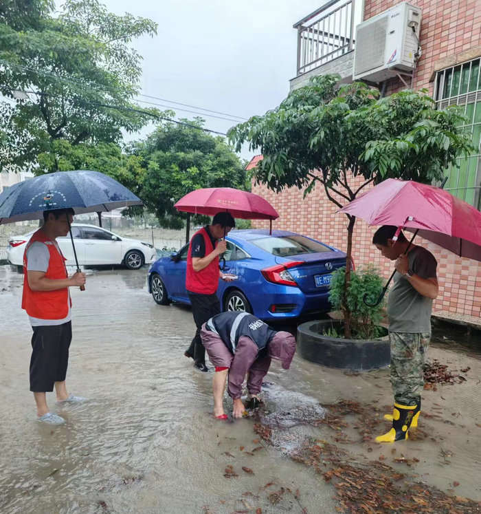 “汛”速行动！伦教街道全力应对暴雨天气