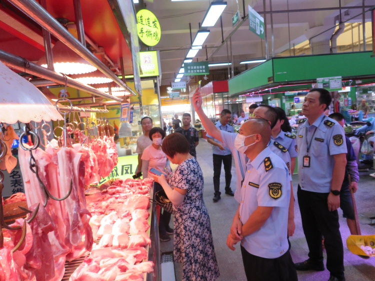 区街联动，节前开展市场综合检查