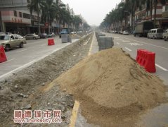 南源中路拉开“整容”序幕，预计6月底完成