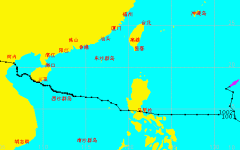 “康森”带来降雨 将持续数日